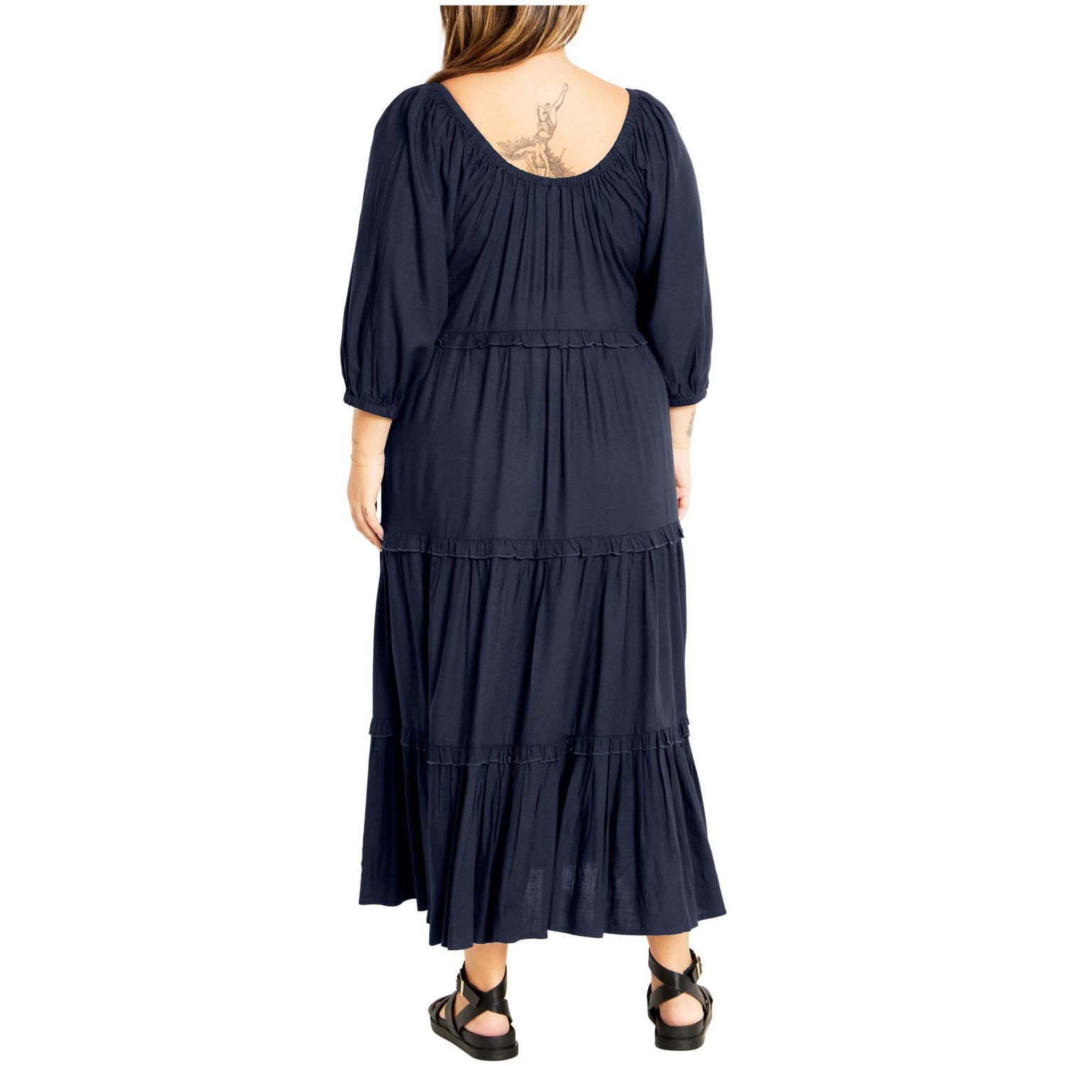 Plus Size Heather Tier Dress