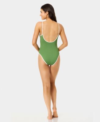 Women's Wide Rib High-Leg One-Piece Swimsuit