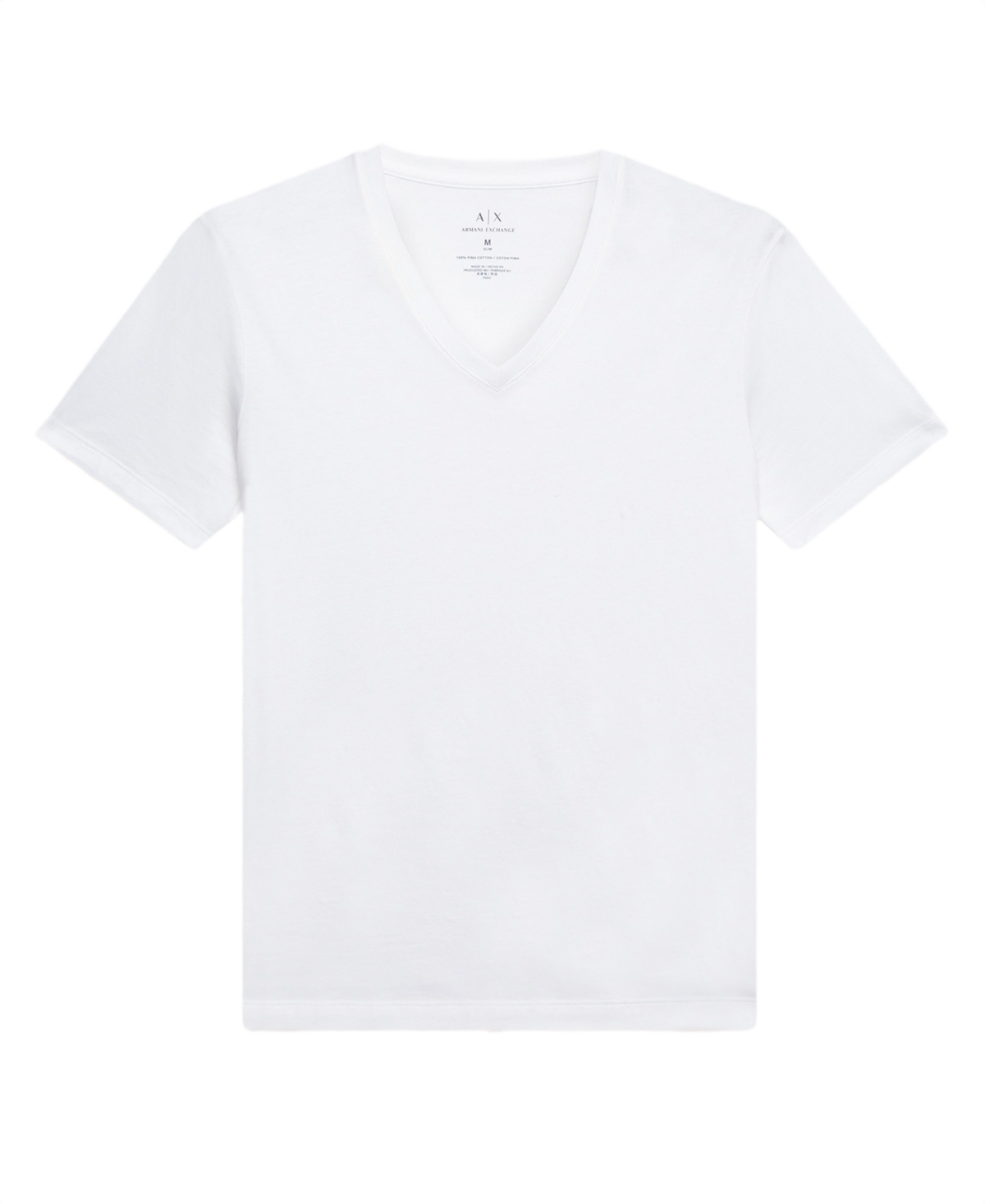 A|X Armani Exchange Men's Pima V-Neck T-Shirt