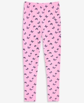 Girls' 5-20 Butterfly-Print Leggings