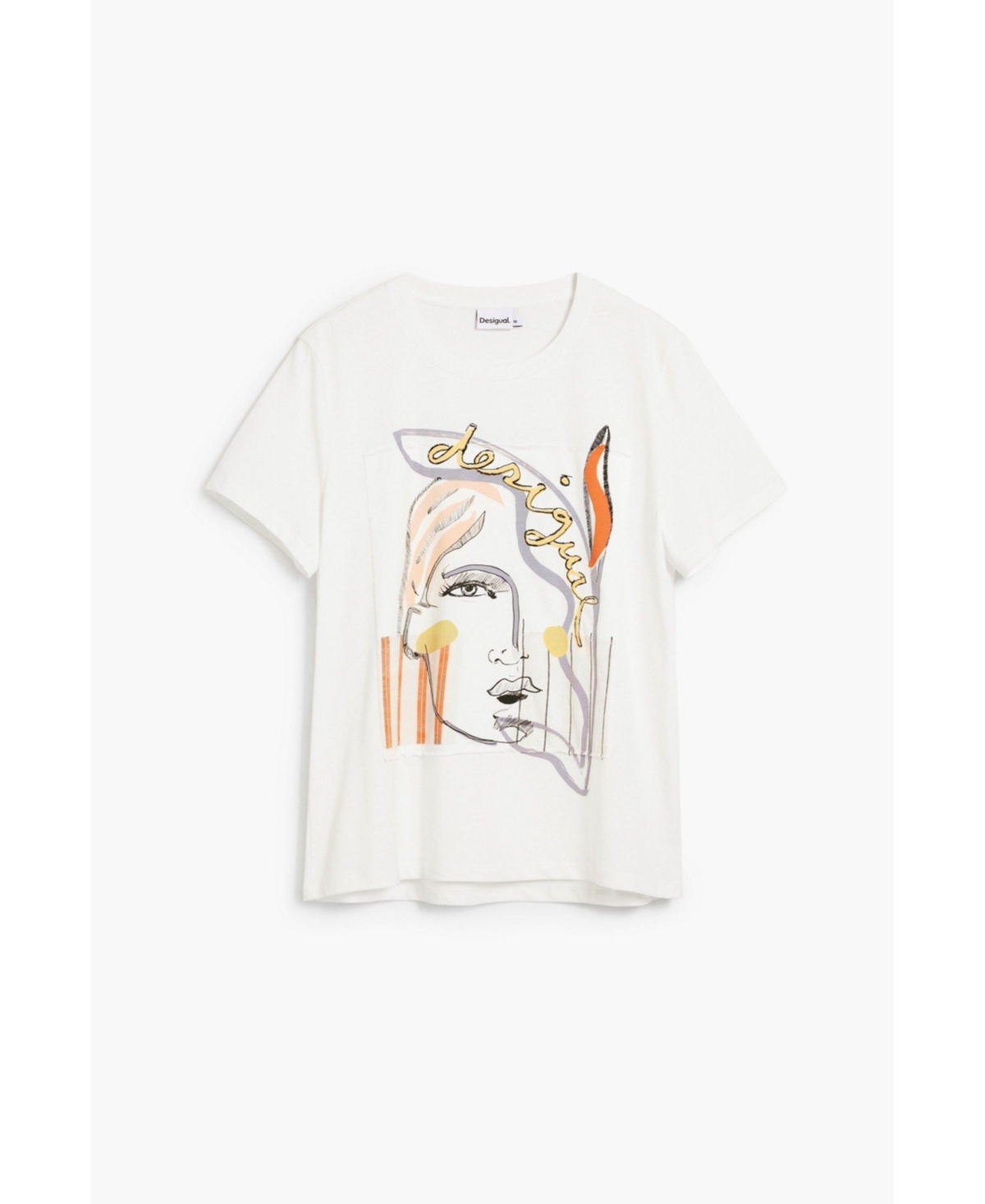 Desigual Women's Logo face t-shirt