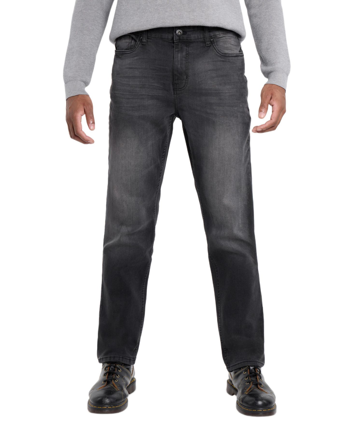 Men's Pieced Pockets Slim Fit Jeans