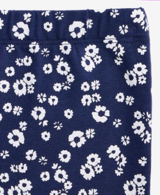 Girls' 5-20 Ditsy Floral-Print Leggings
