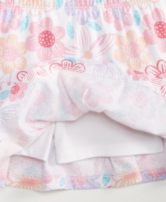 Girls' Toddler 12M-5T Tropical Floral-Print Scooter Skirt