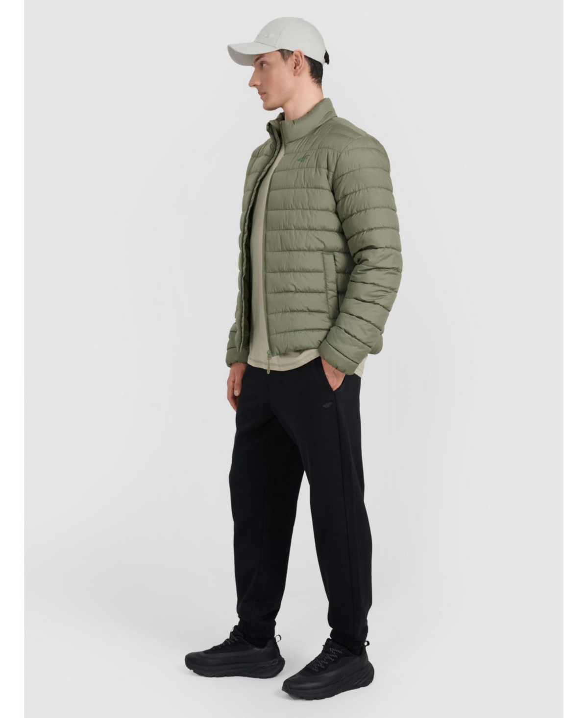 4F Men's down jacket with synthetic filling