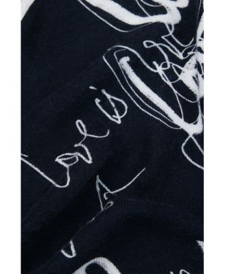 Women's Lettering Foulard