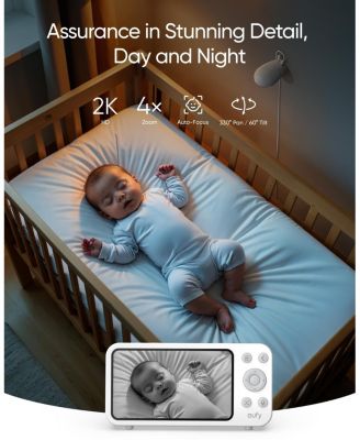 Baby Monitor E20, 2K Resolution, 5'' 720p Display