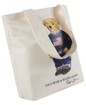 Kids Polo Bear Canvas Tote Bag 