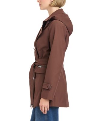 Women's Double-Breasted Belted Trench Coat