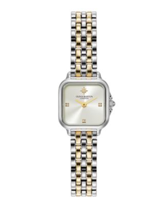 Women's Mini Grosvenor Two Tone Stainless Steel Bracelet Watch, 20mm