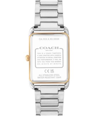 Unisex Elliot Two Tone Stainless Steel Bracelet Watch, 32x26mm