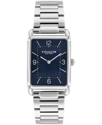 Unisex Elliot Silver Tone Stainless Steel Bracelet Watch, 32x26mm