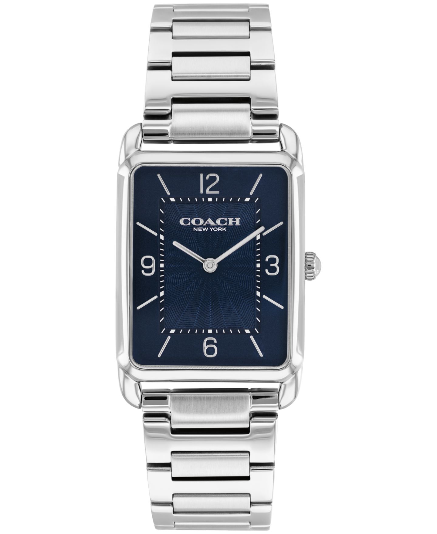 Часы COACH Unisex Elliot Silver Tone Stainless Steel Bracelet Watch, 32x26mm — фото 1