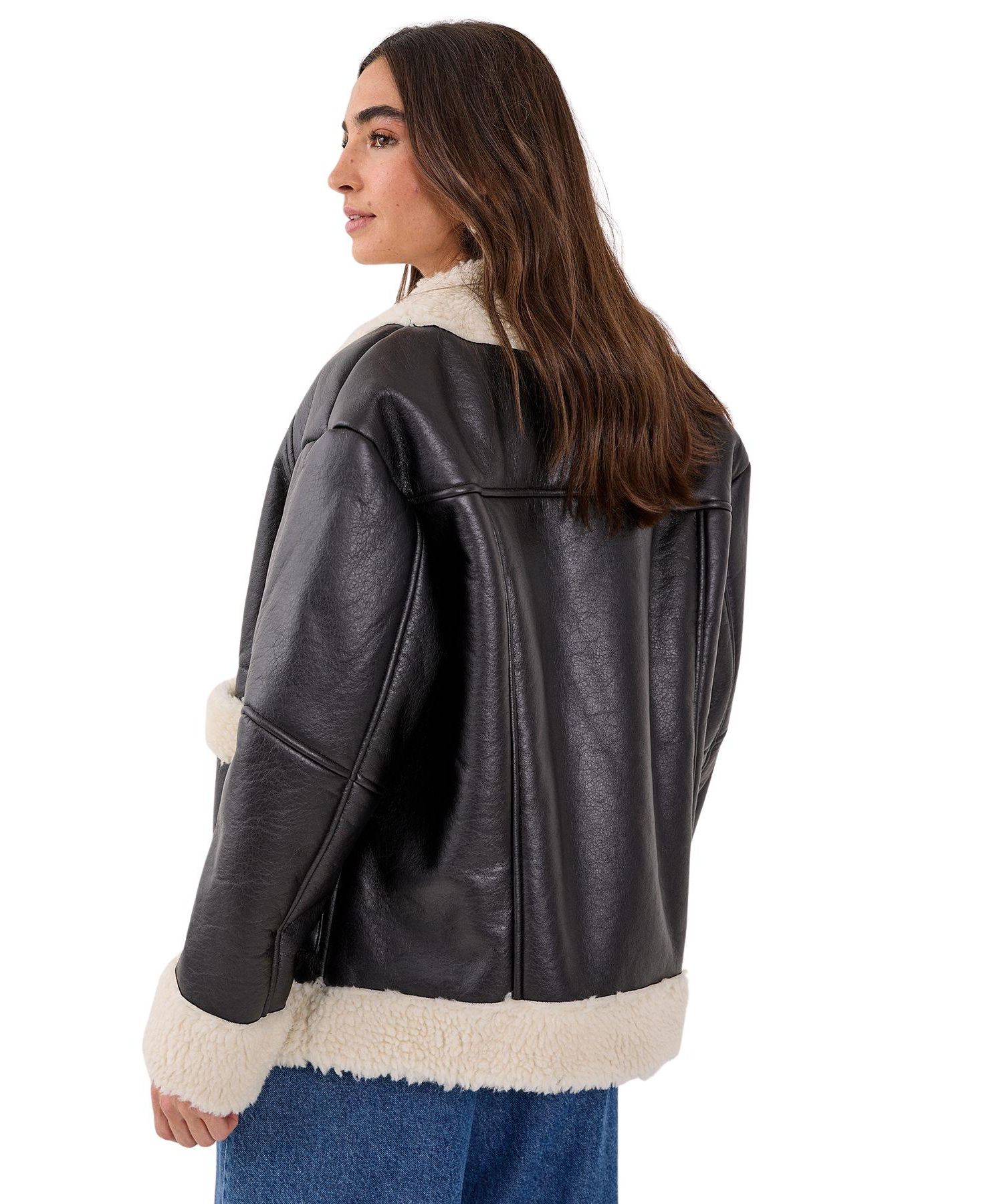 Women's Borg Bonded 80s Aviator Jacket