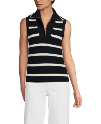 Women's Drifter Quarter Zip Vest Sweater