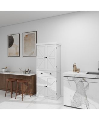 Four-Door, One-Drawer Cabinets, Metric Hinge Full Cover Door Panel