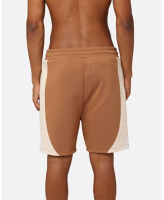 Men's C Star Panelled Shorts Tobacco