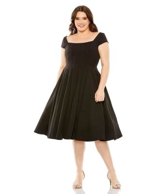 Women's Ieena Sequined One Shoulder Bishop Sleeve Trumpet Gown