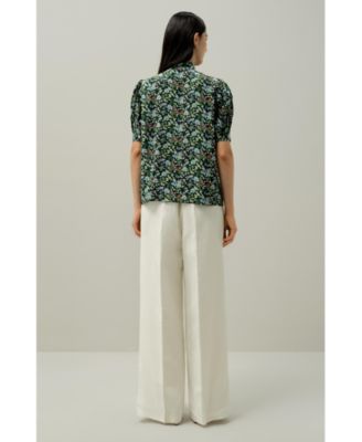 Women's Puff-Sleeve Blouse - Made With Liberty Fabric