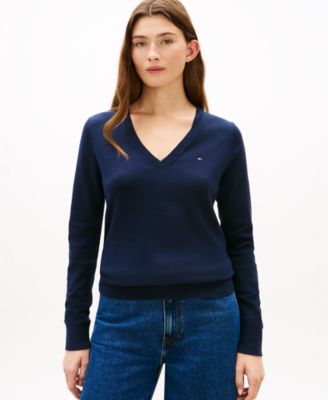 Women's V-Neck Knit Sweater