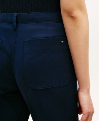 Women's Twill Patch Pocket Chinos Pants