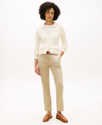 Women's Twill Slim Chino Pants
