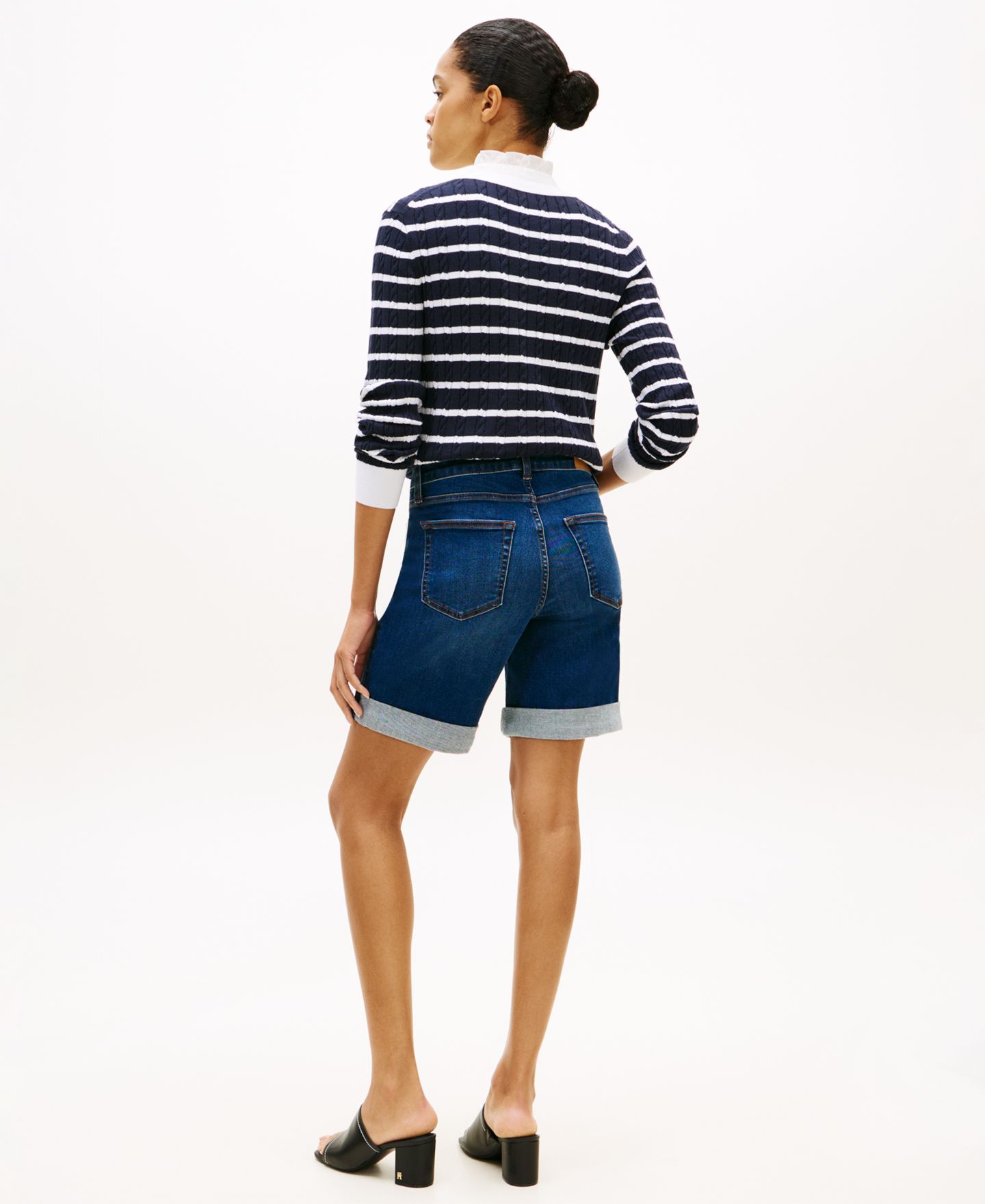 Женские шорты Tommy Hilfiger Denim Shorts, цвет: Синий, вариант 1 — фото 4