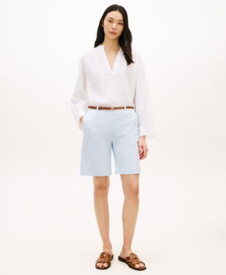 Women's Slim Straight Printed Shorts