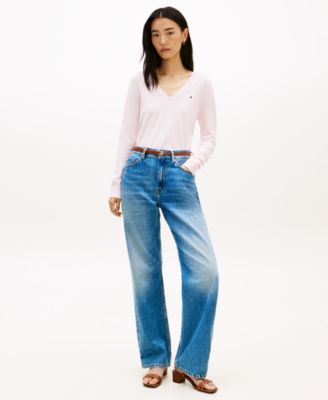 Women's V-Neck Knit Sweater