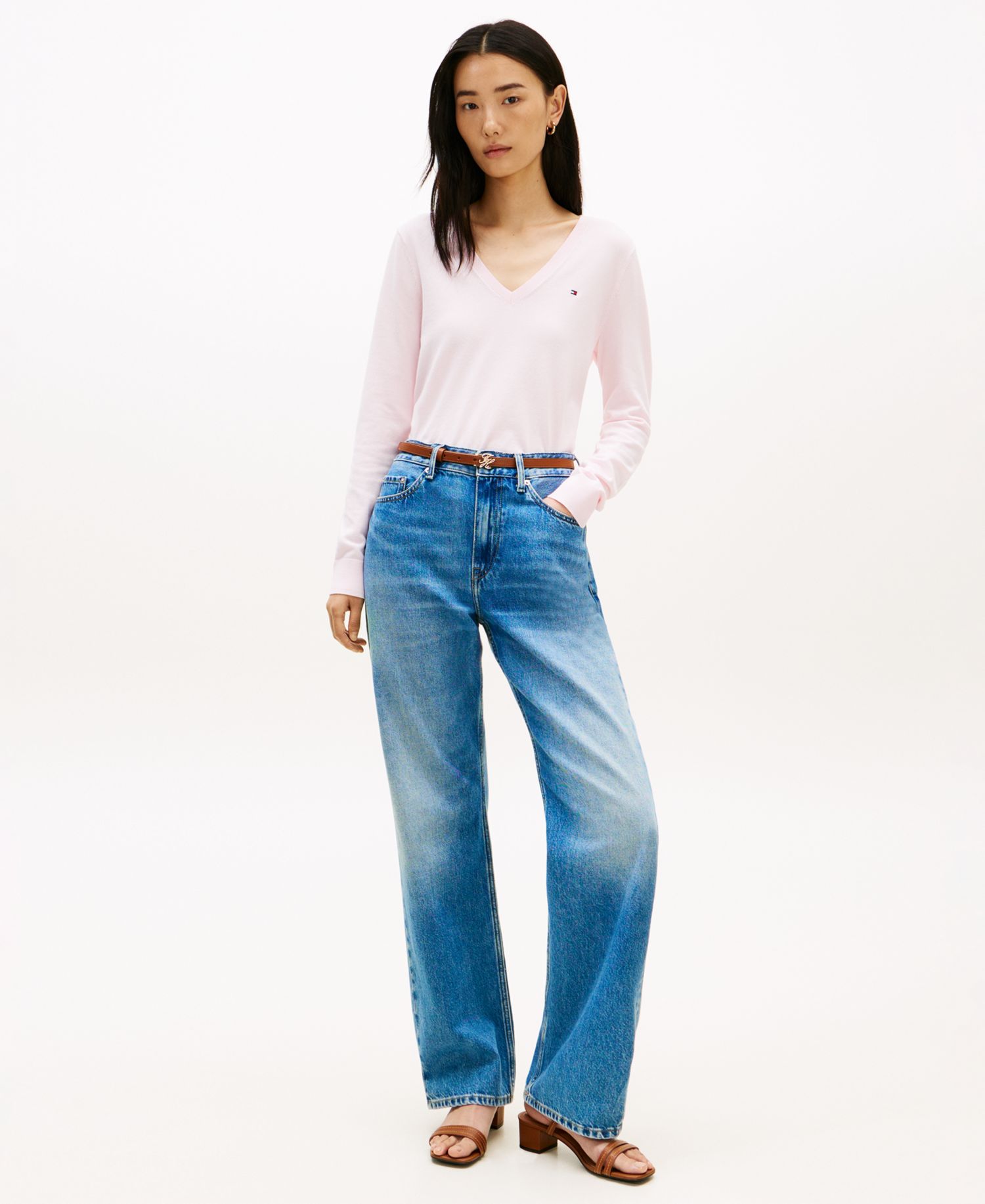 Women's V-Neck Knit Sweater