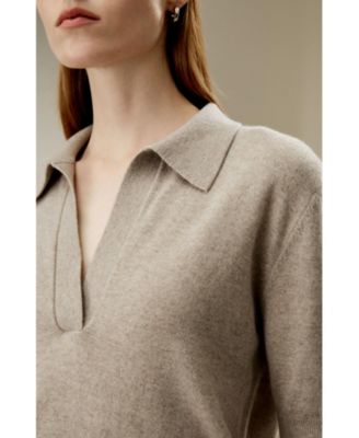 Women's Ultrafine Merino Wool Polo