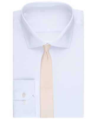 Men's Palm Print Solid Tie