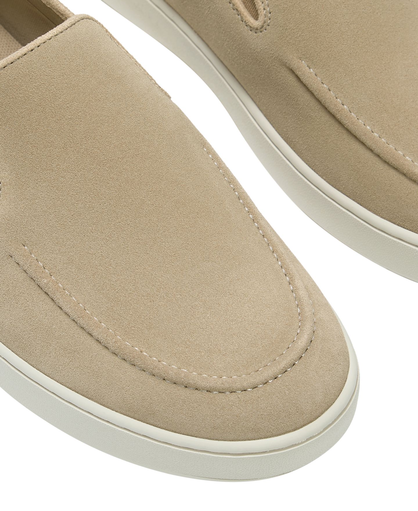 Мужские туфли FitFlop Craft-Q Slip-On Moccasin, цвет: Выцветший песочный — фото 5