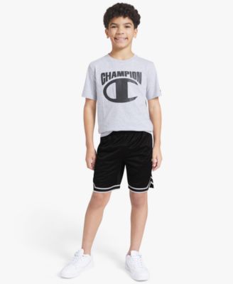 Boys' 8-20 Taped Mesh Pull-On Shorts
