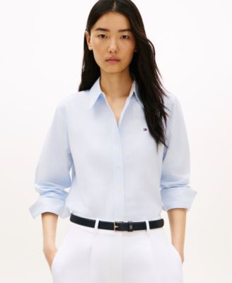Women's Long-Sleeve Oxford Shirt