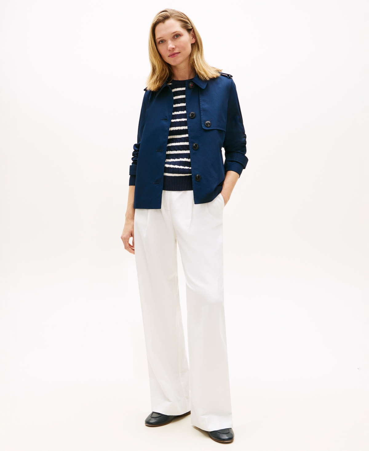 Tommy Hilfiger Women's Short Trench Coat