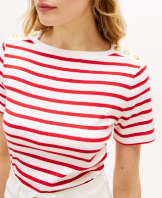 Women's Stripe Boxy T-Shirt