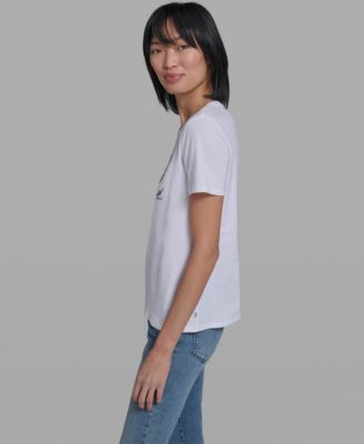 Women's Crew Neck Multi Jeweled Sunglass T-Shirt