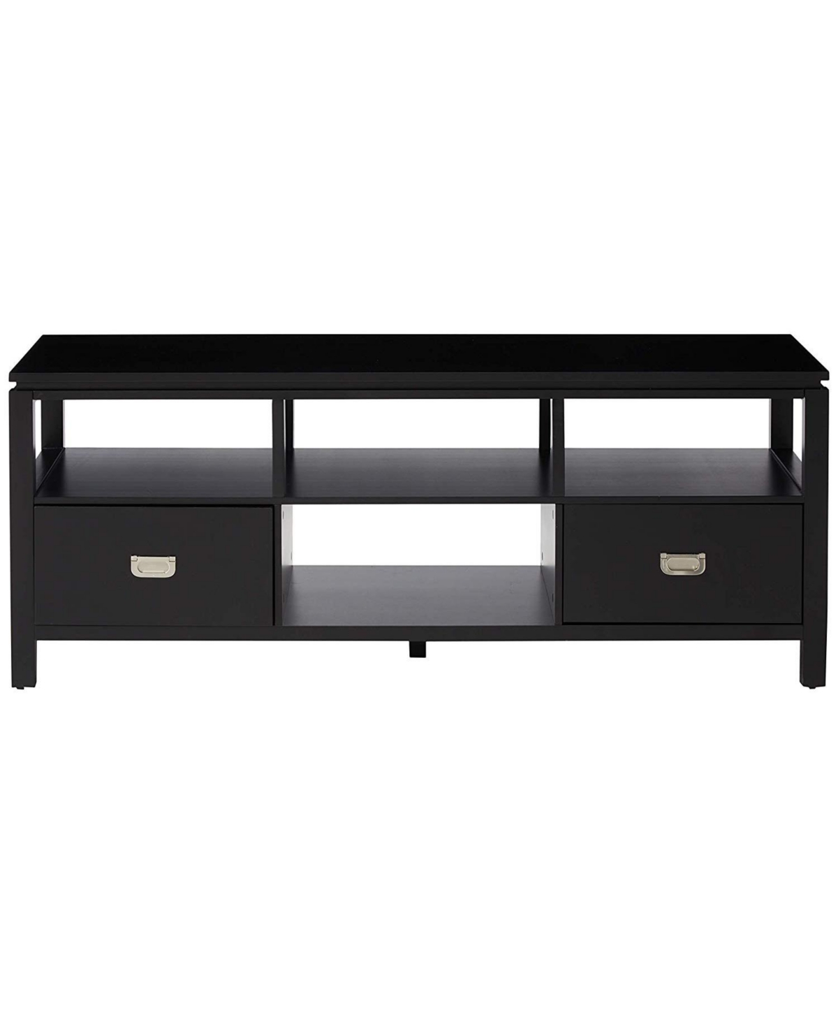 Kings Brand Furniture Balthus Wood Tv Stand, Black