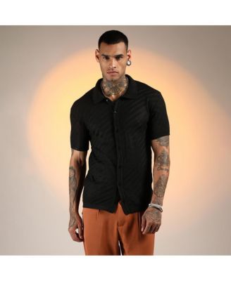 Men's Tilted-Knit Shirt
