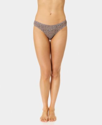 Women's Solid Low-Rise Swim Bottoms