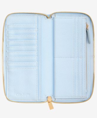 Angii Solid Zip-Around Wallet
