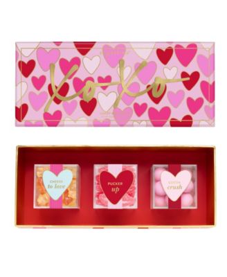 Valentine's Day XOXO Candy Bento Box, 3 Piece