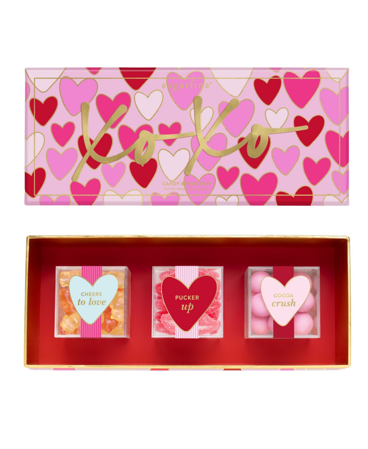Sugarfina Valentine's Day Xoxo Candy Bento Box, 3-Pc.