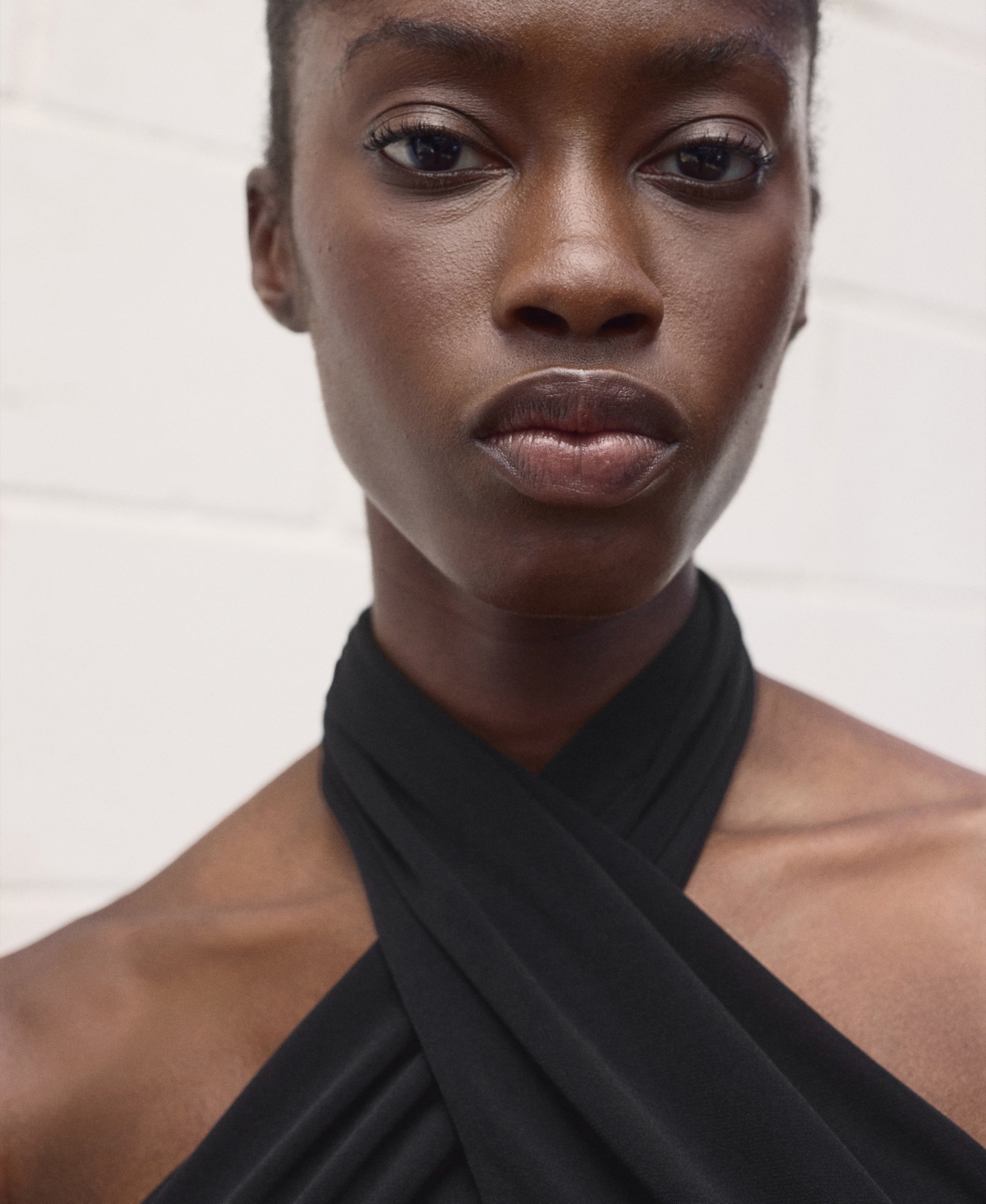 Mango Women's Wrap Neck Top