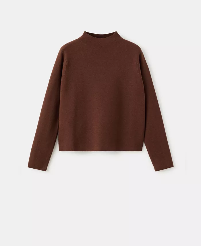 Women's Perkins Neck Knitted Sweater - thumbnail 9