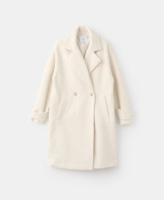 Women's Lapels Boucle Coat