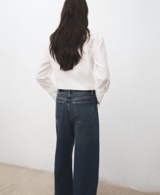 Women's Lace Accents Embroidered Shirt