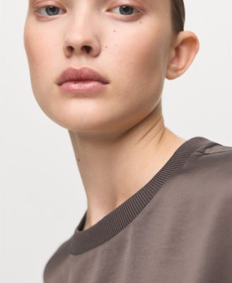 Women's Satin Crop Blouse