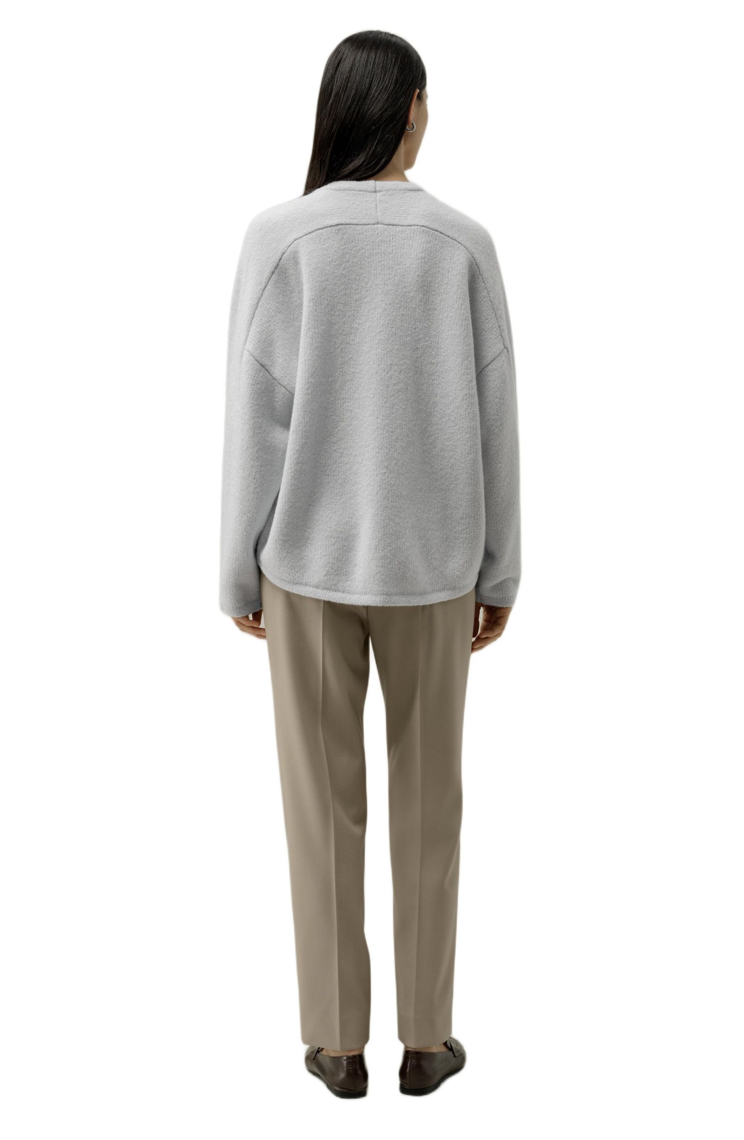 Women's Boucle Knit Silk-Cashmere Sweater